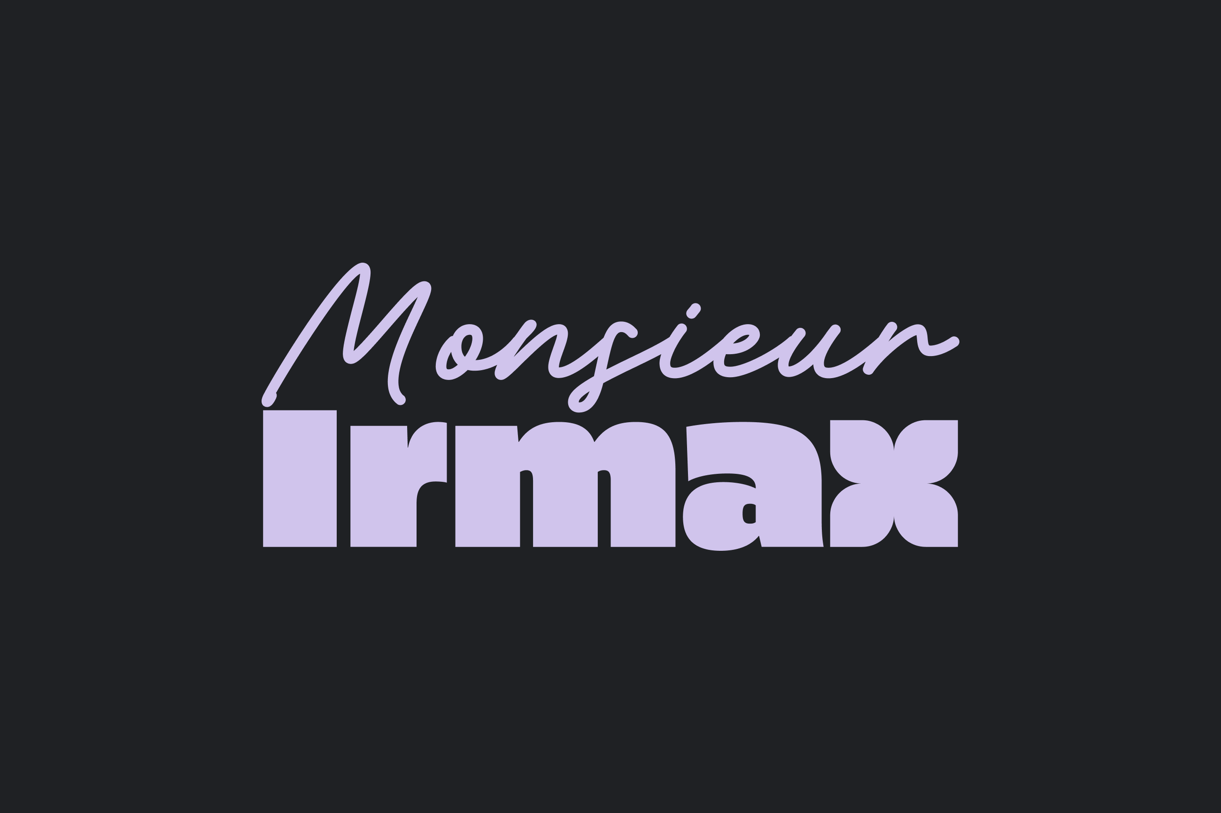 Logo monsieur irmax par wendy sys graphiste freelance