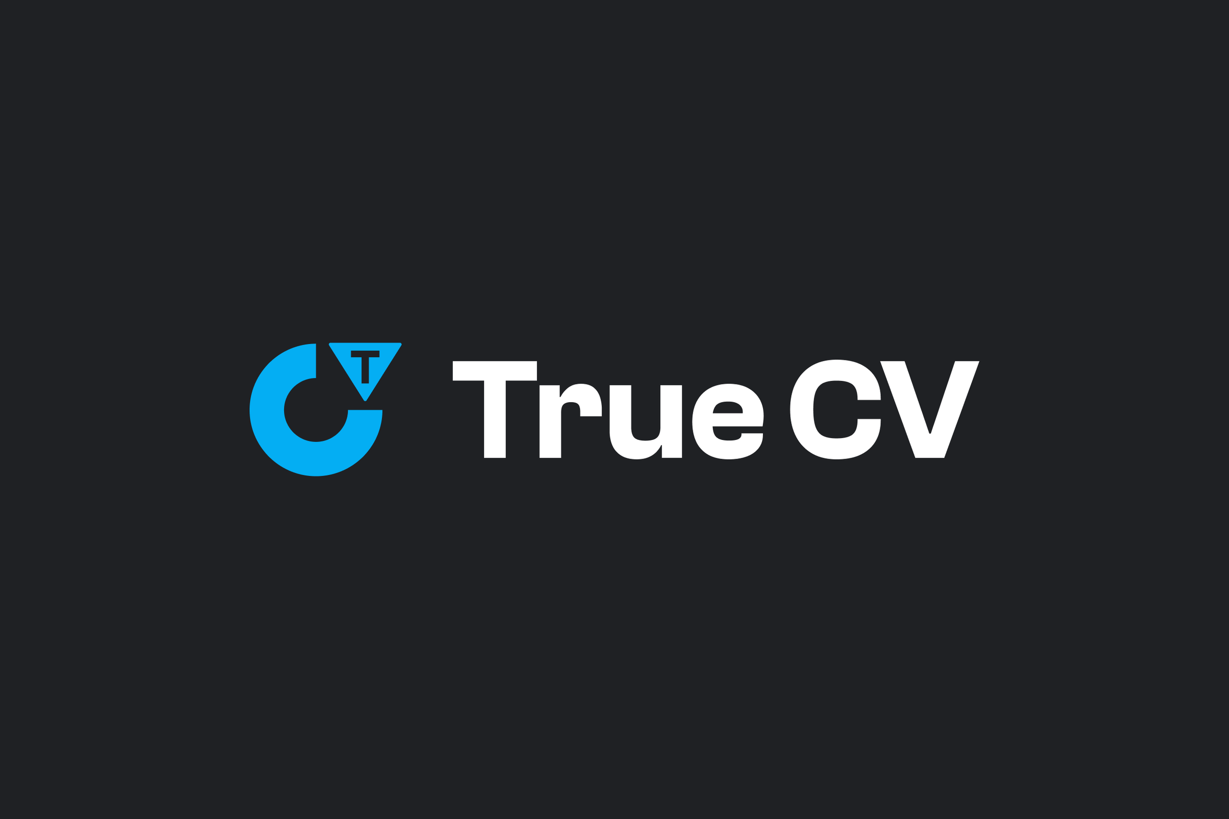 Logo True CV par wendy sys graphiste freelance