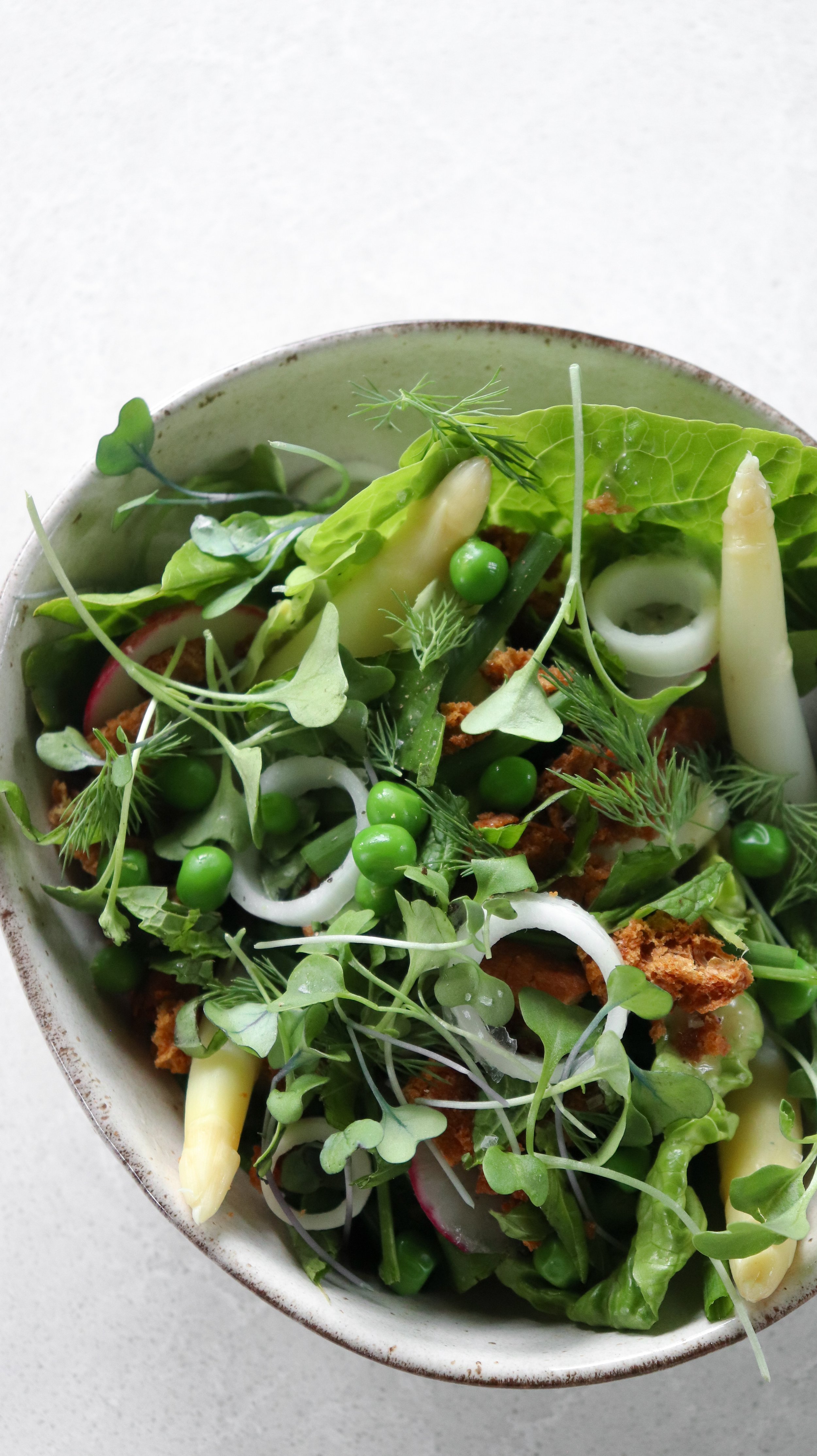 Spring Salad with Brown Butter Vinaigrette