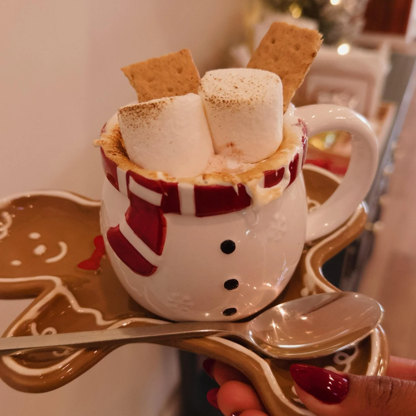Christmas mood🎅🏻⛄️ have you tried our s&rsquo;mores hot chocolate yet? 😋

Em clima de Natal 🎅🏻⛄️ j&aacute; experimentou nosso chocolate quente de s&rsquo;mores? 😋