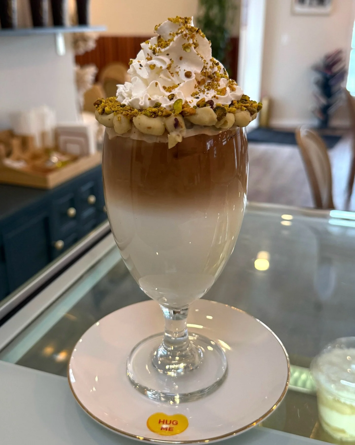 Delicious Pistachio Iced Cappuccino ✨