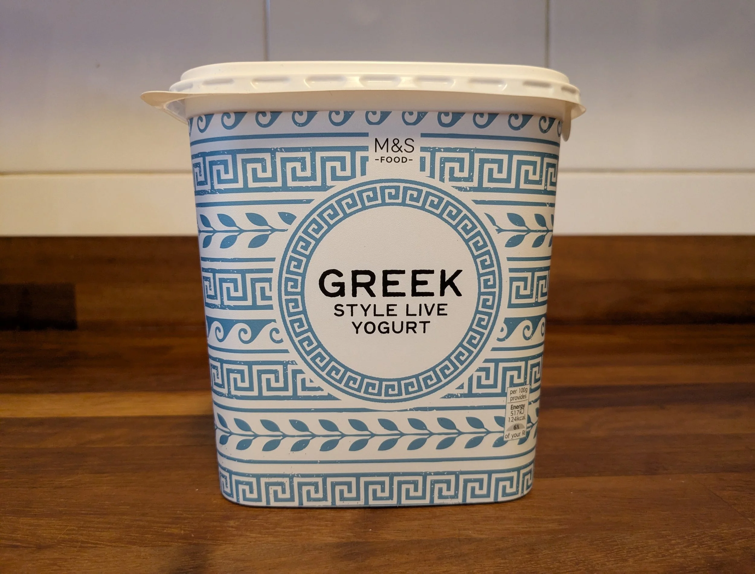 M&S Greek style yoghurt