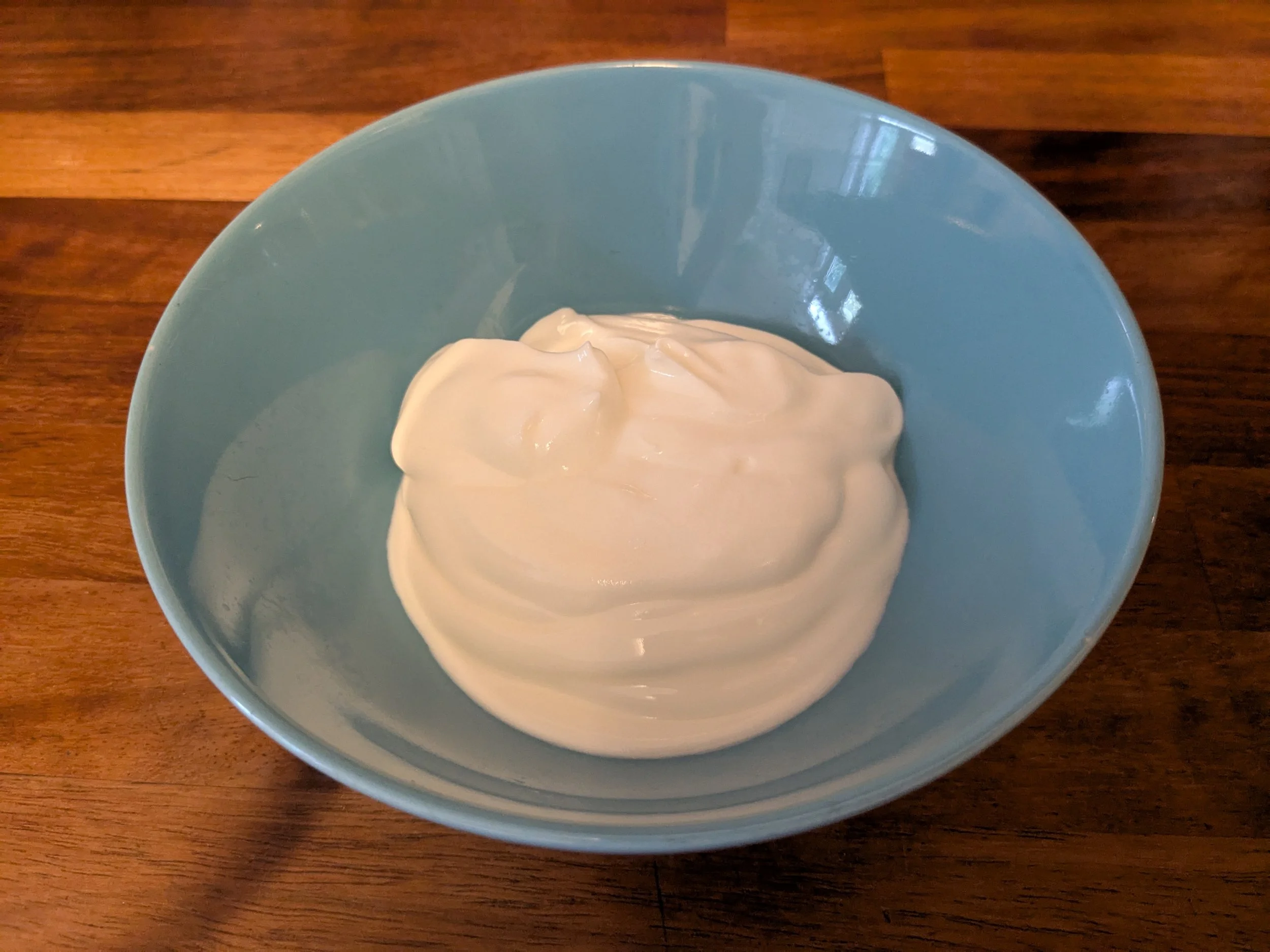 Yeo Valley natural yoghurt in a bowl