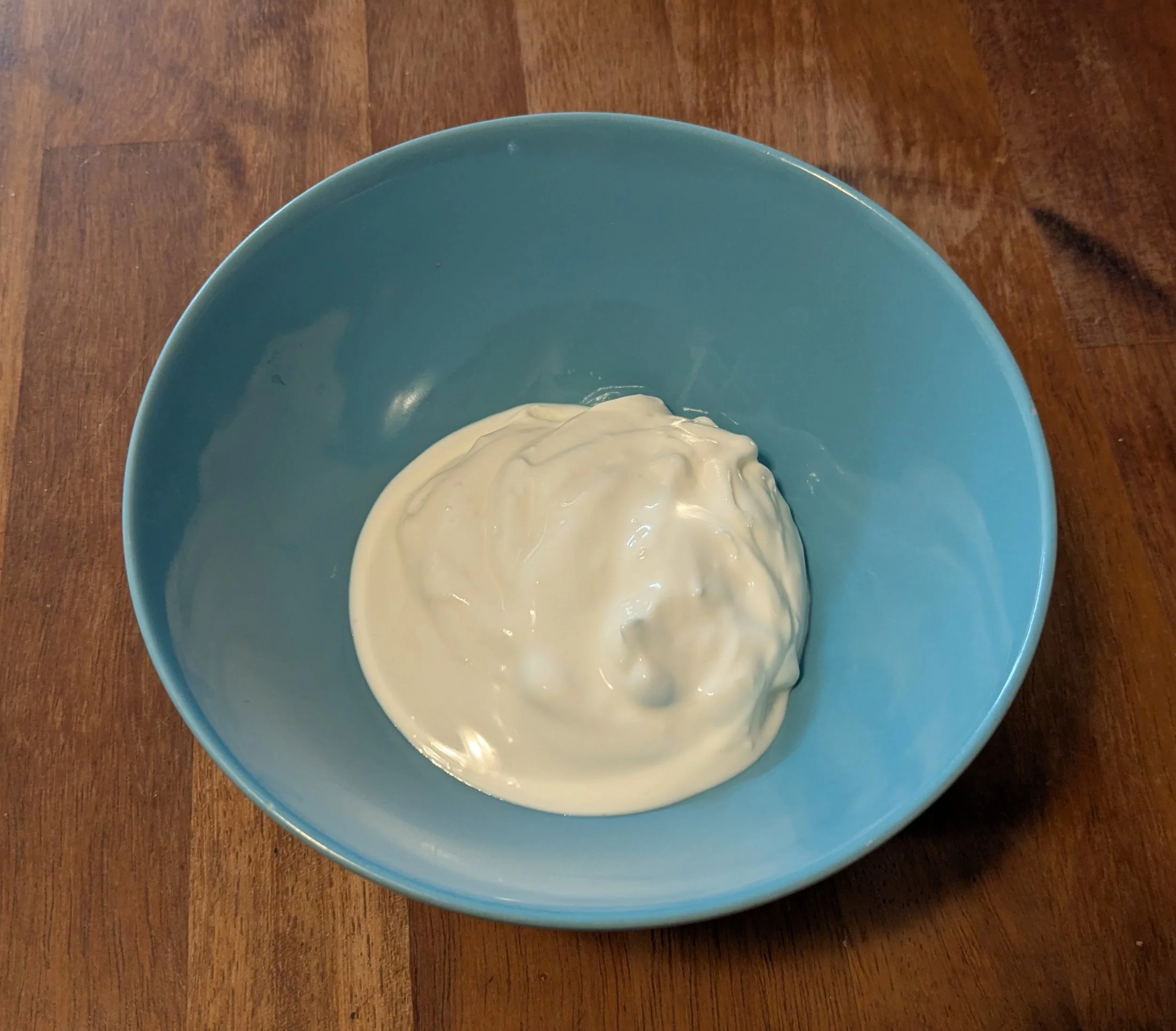 Aldi Brooklea Greek style coconut yoghurt in a bowl