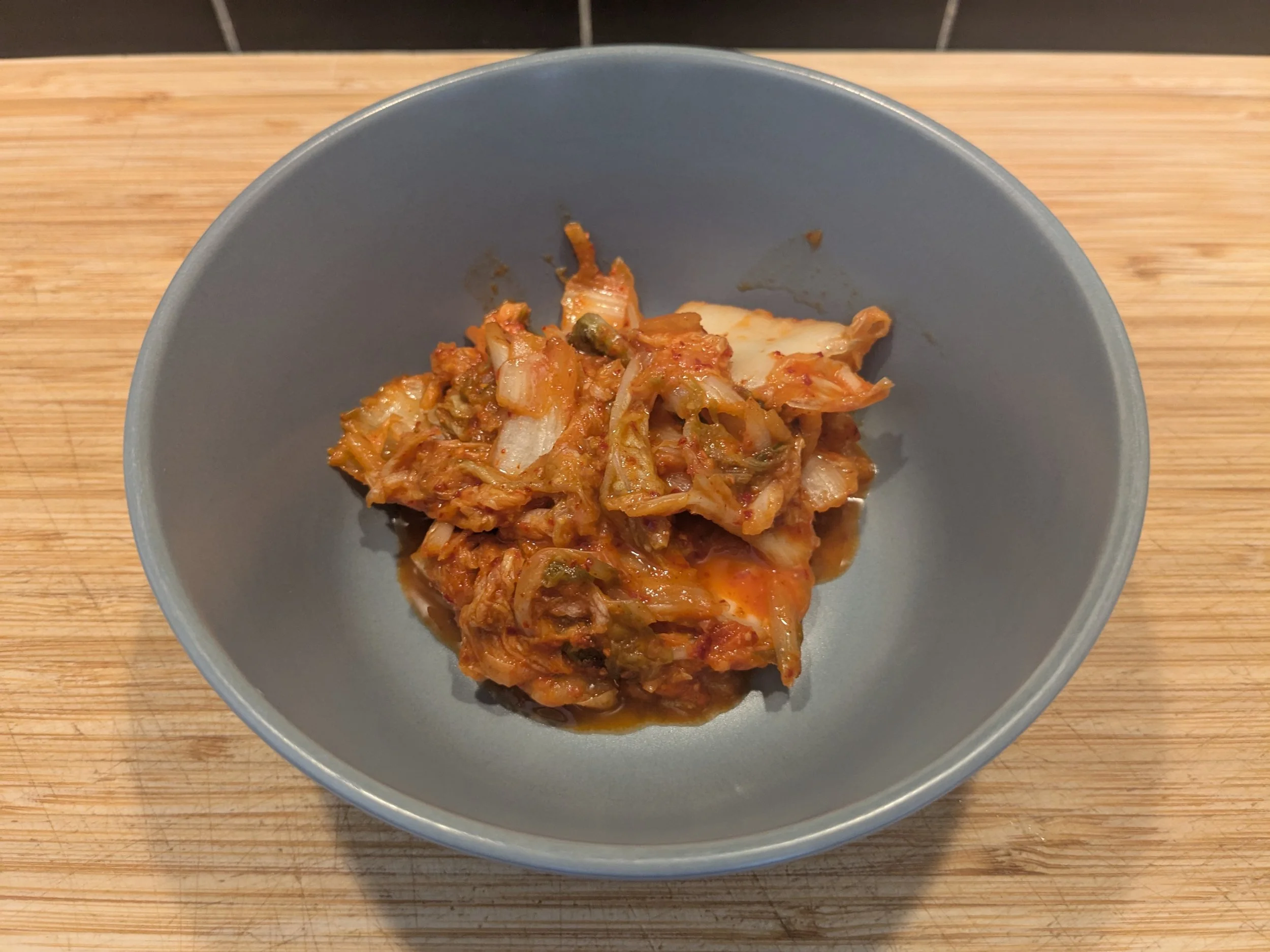 Kehoe's Kitchen red kimchi in a bowl