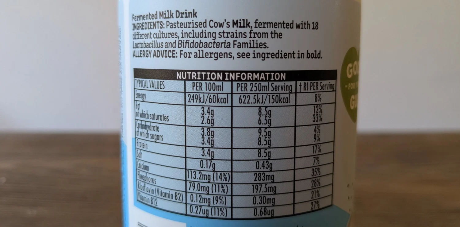 Keifer Label Best kefir in the UK reviewed — Hello Gut Health