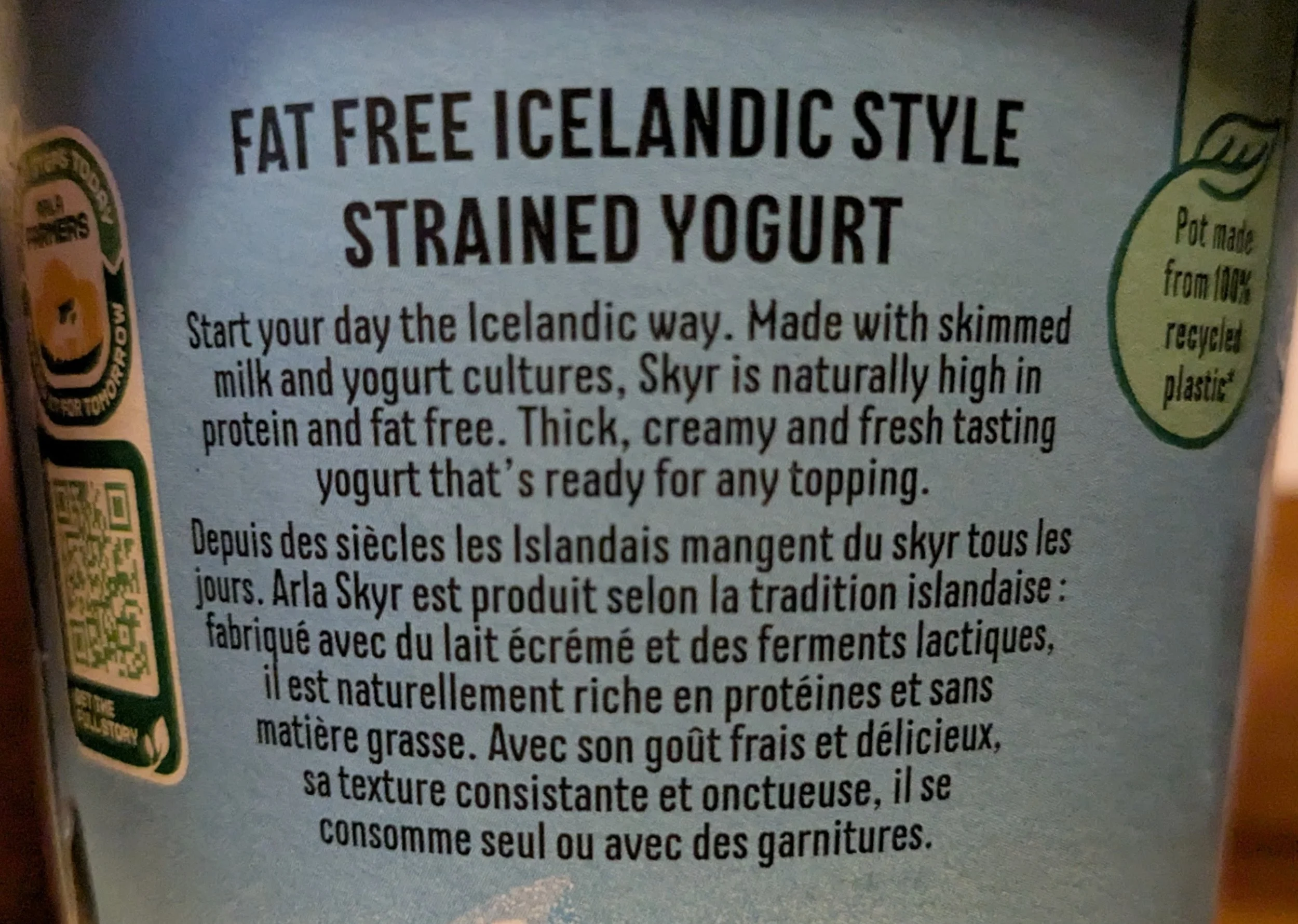 Arla skyr yoghurt benefits