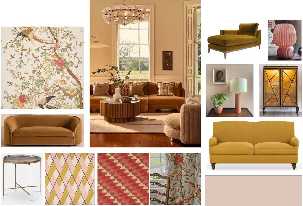 HAPPY NEW YEAR &bull; 2026 is looking like another interesting, creative and busy year. I&rsquo;ve had the hideous Christmas lurgie and so am gently easing my way back into work. 

Here we have an initial mood board for a gorgeous local project - thi