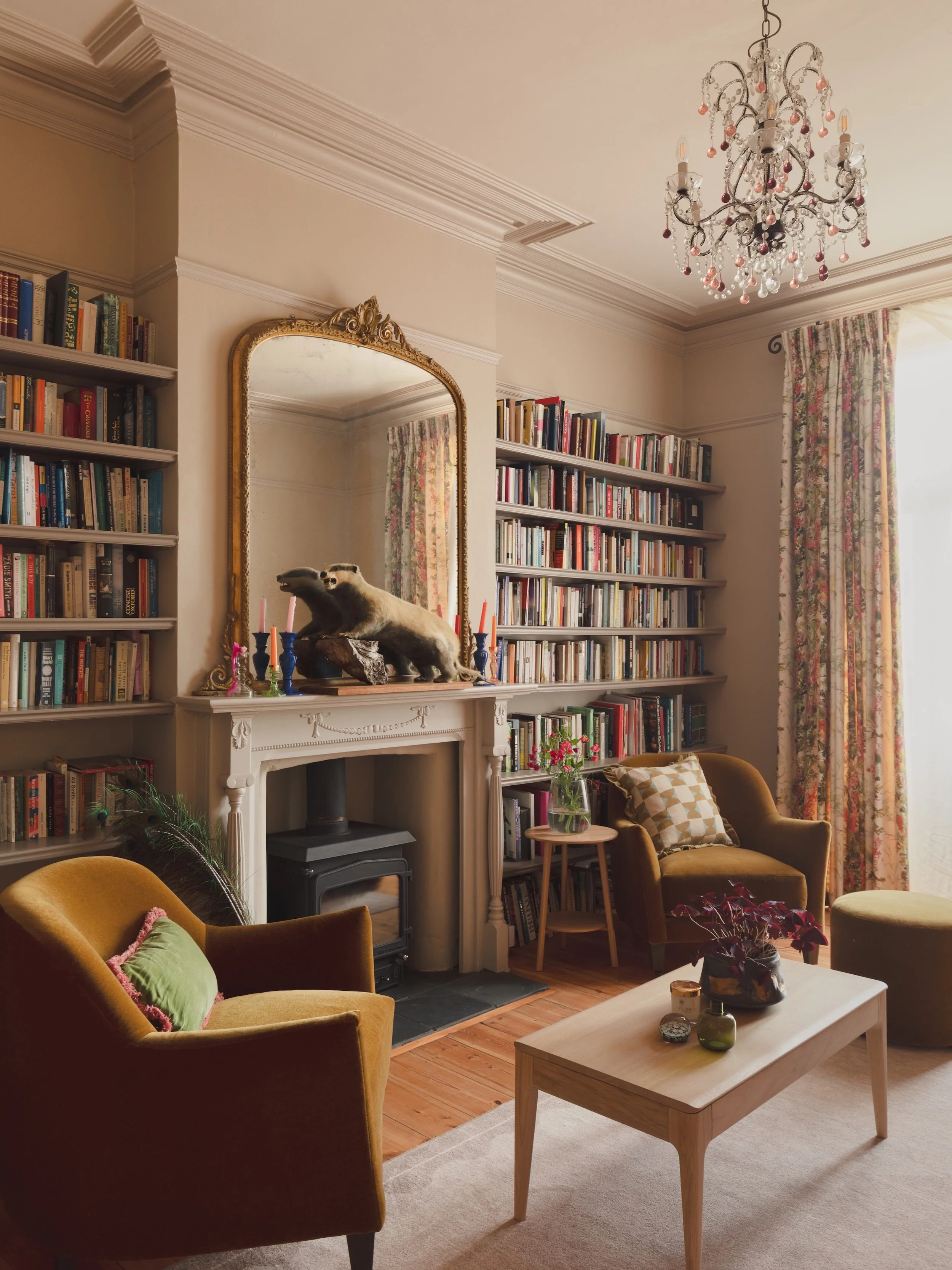 Coming back inside after the heady summer isn&rsquo;t quite such a wrench when it&rsquo;s to this snug.

Part of a complete refurbishment of an Edwardian house in Hastings, this room was designed for comfort and practicality to coexist.

From the bes