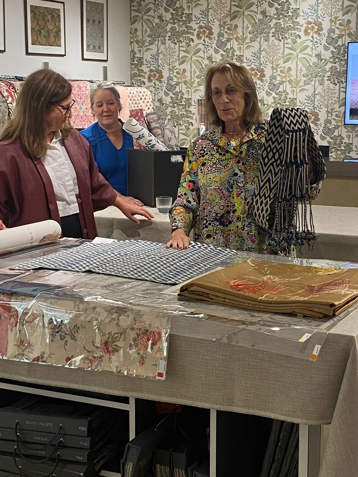 Nina Campbell and Helen Carey - fabrics, wallpapers, printed materials