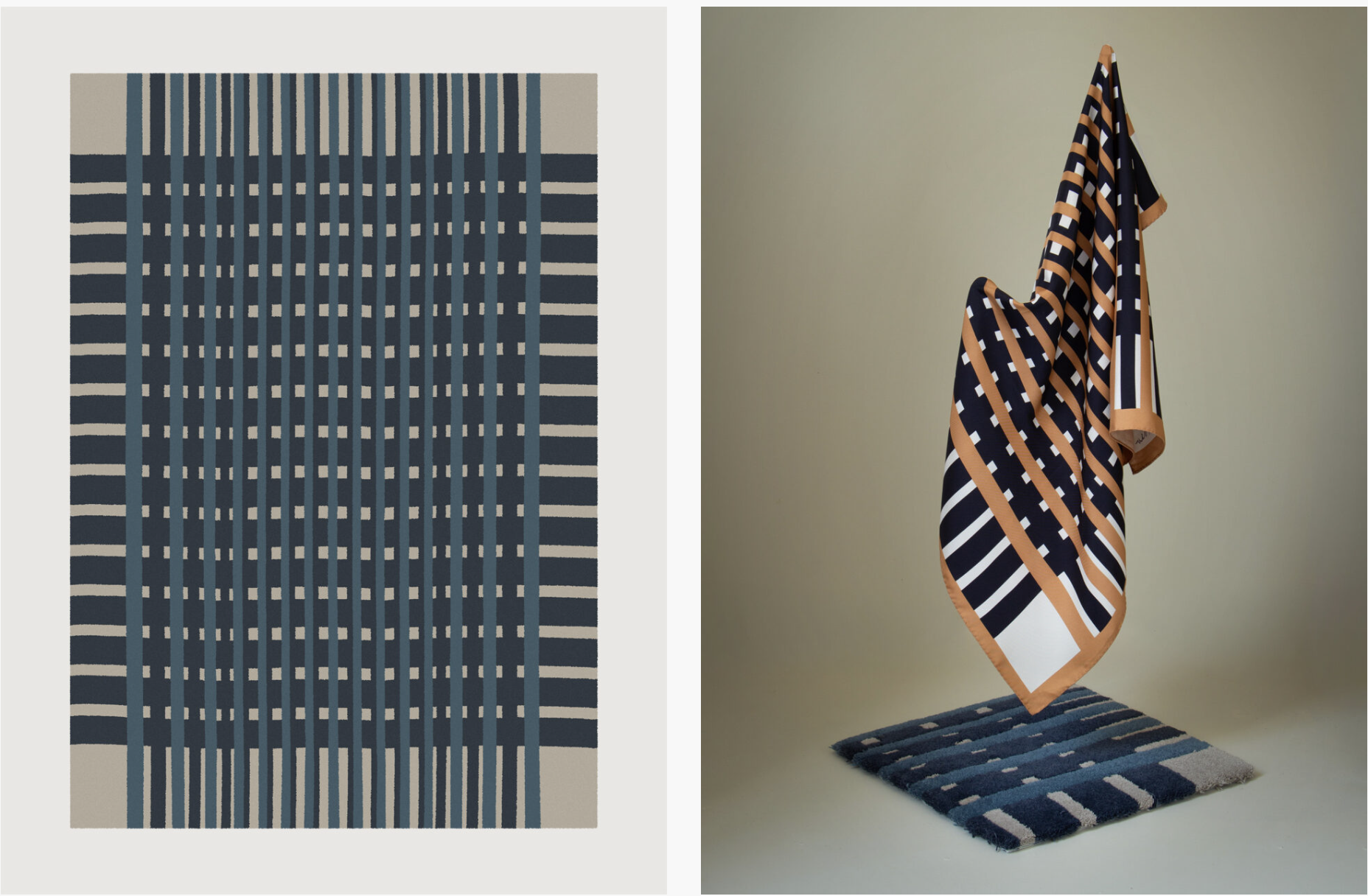 Richard Allan printed scarves