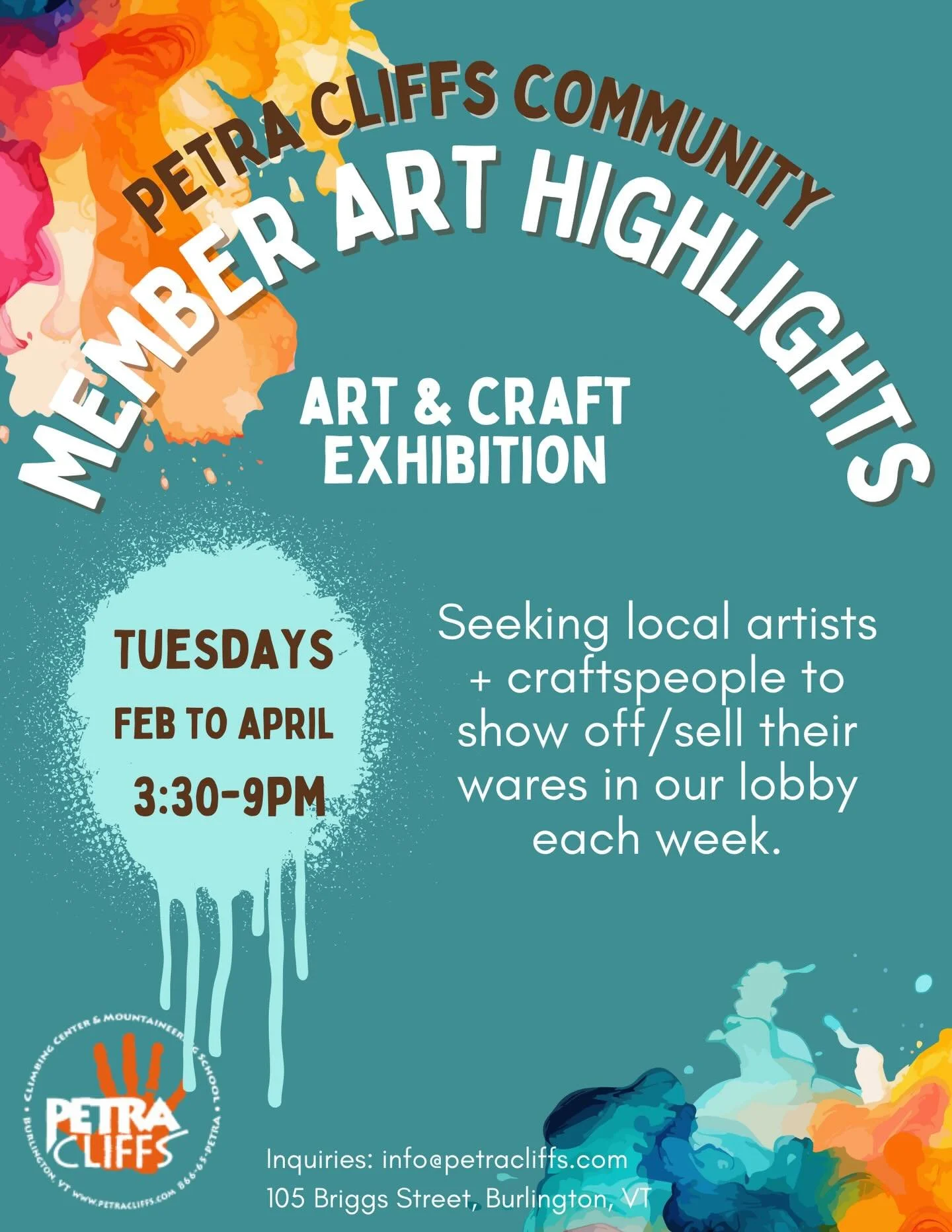 ARTISTS! CRAFTS PEOPLE! CREATORS ALIKE!
We are seeking a weekly rotation of creators to vend in our lobby during peak hours for the next few months. We know our community is full of crafty folks and would love to offer a space to show off and sell th