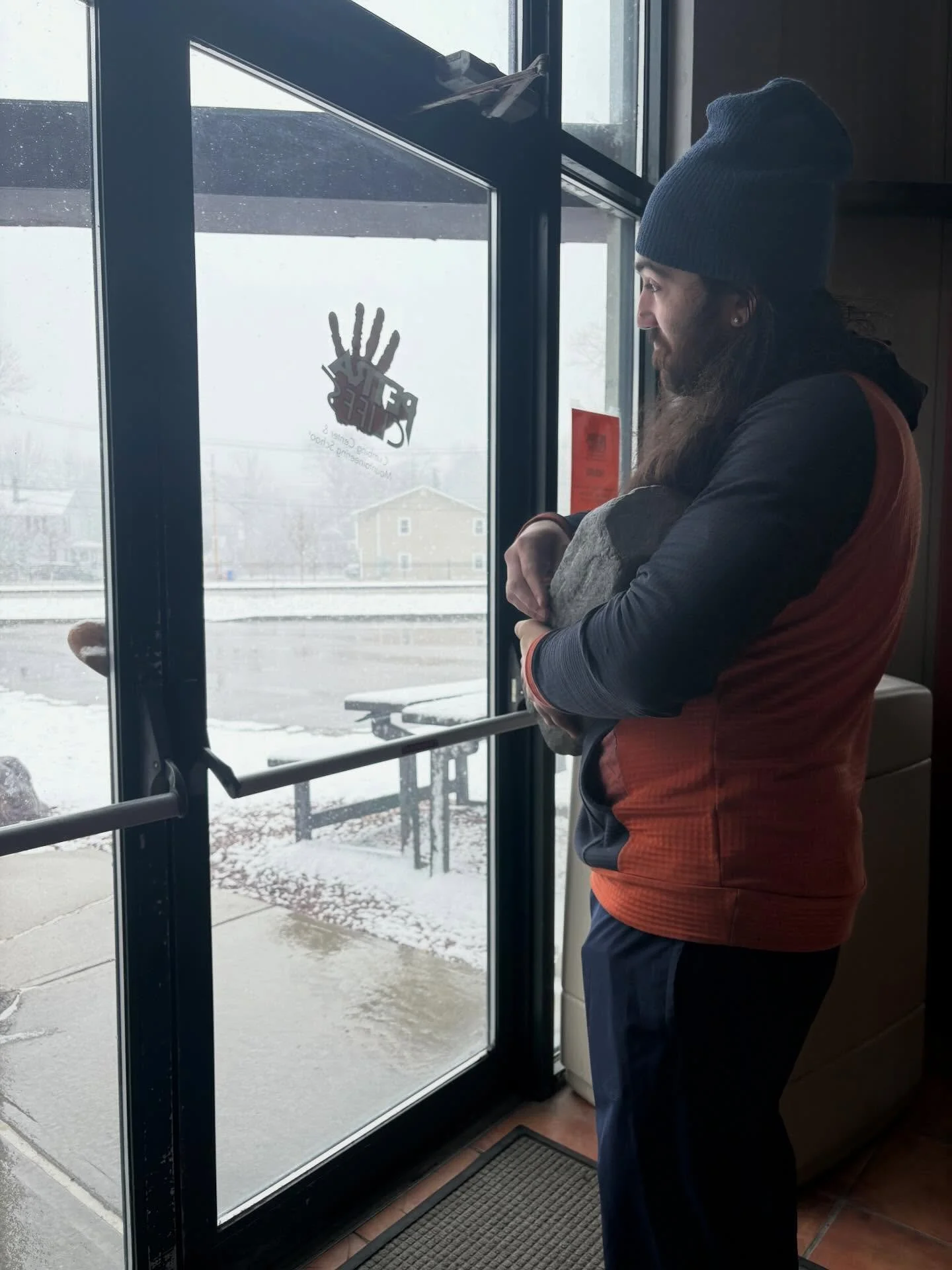 Are you feeling like Head Routesetter/Boulder Guide GeneO today? While the snow persists, it&rsquo;s time to plan for a summer of time outside on rock with @petracliffs ! 

#springinvermont #vermont #rockclimbing

Join us for spring Gym-to-Crag progr