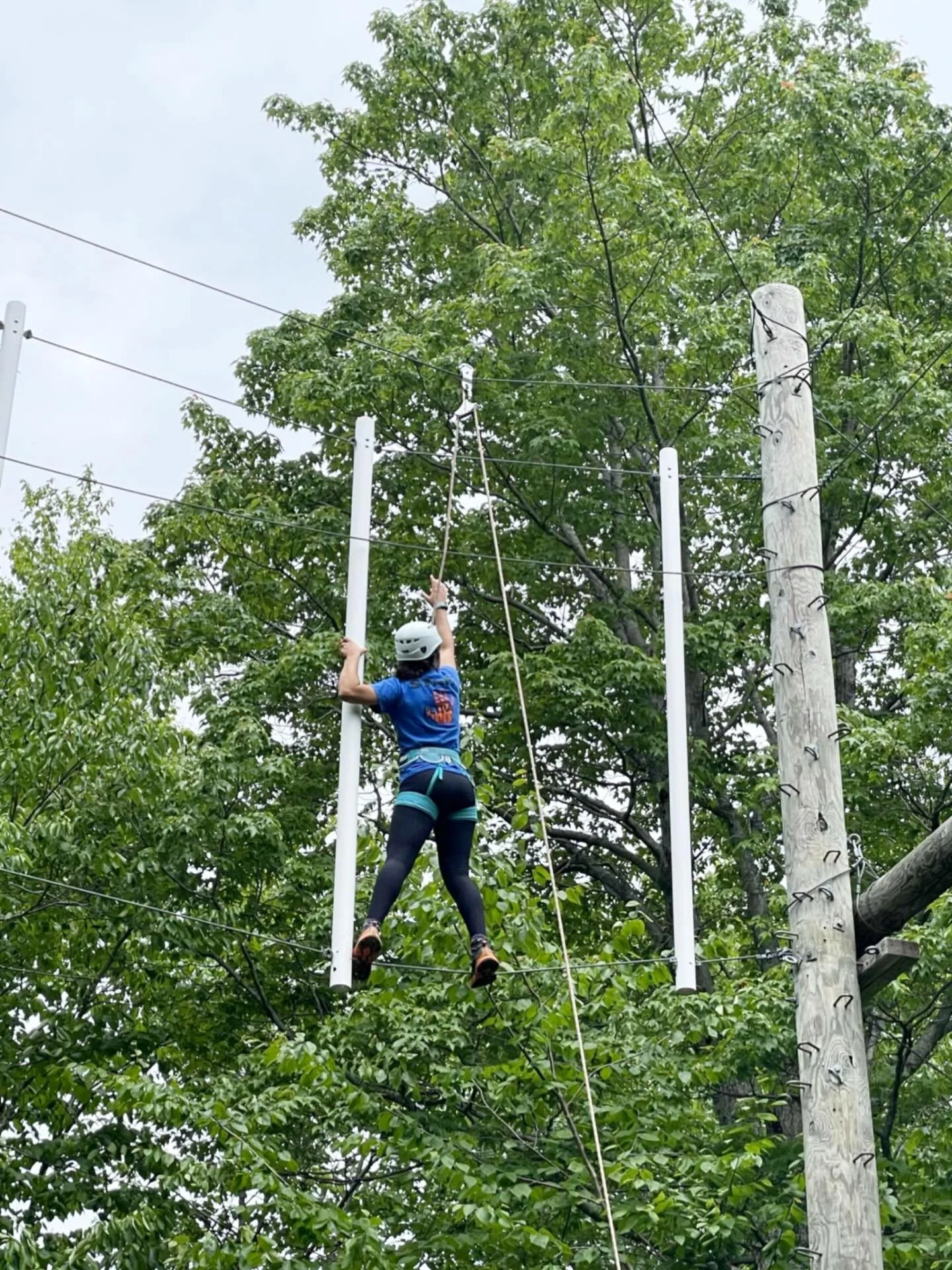 We climb more than just rocks! @petracliffs operates the Bolton Adventure Center challenge course where we facilitate team building, ropes course elements, and unique individual and group challenges. If you have a class, camp, or group looking to con