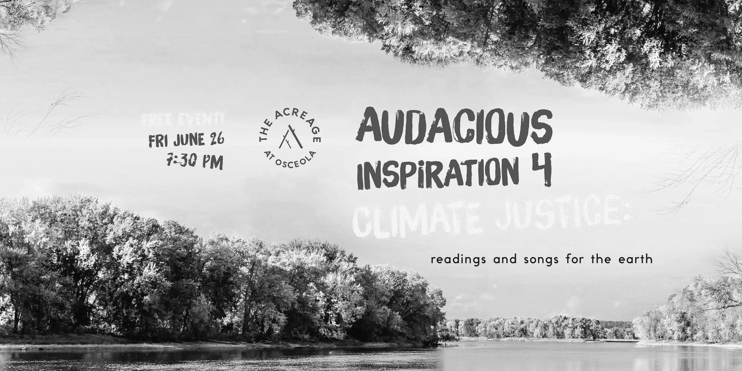Audacious Inspiration 4 Climate Justice: Readings and Songs for the Earth