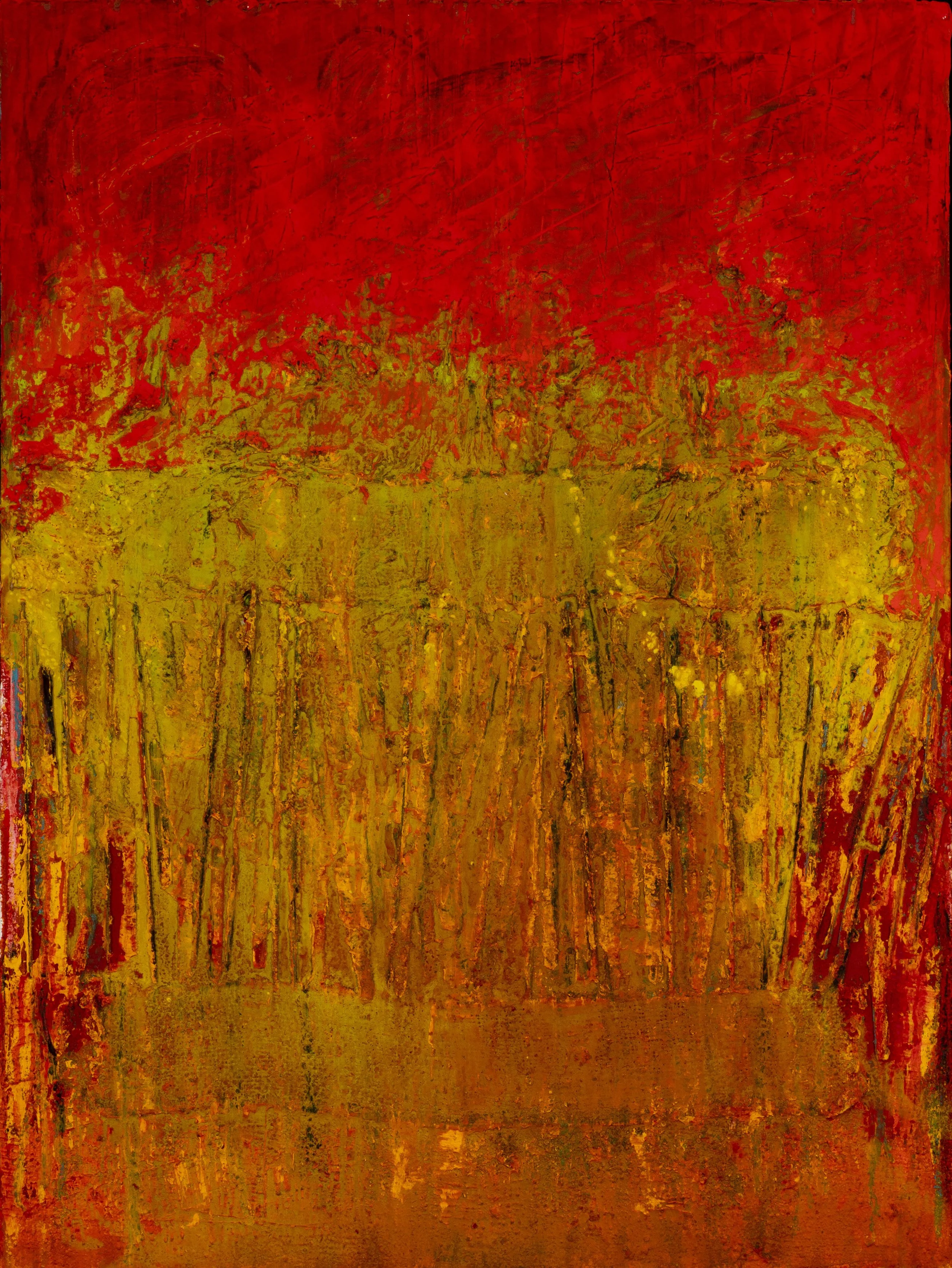 God Lives Underwater #22 - 30x40 - Oil on Canvas - 2019