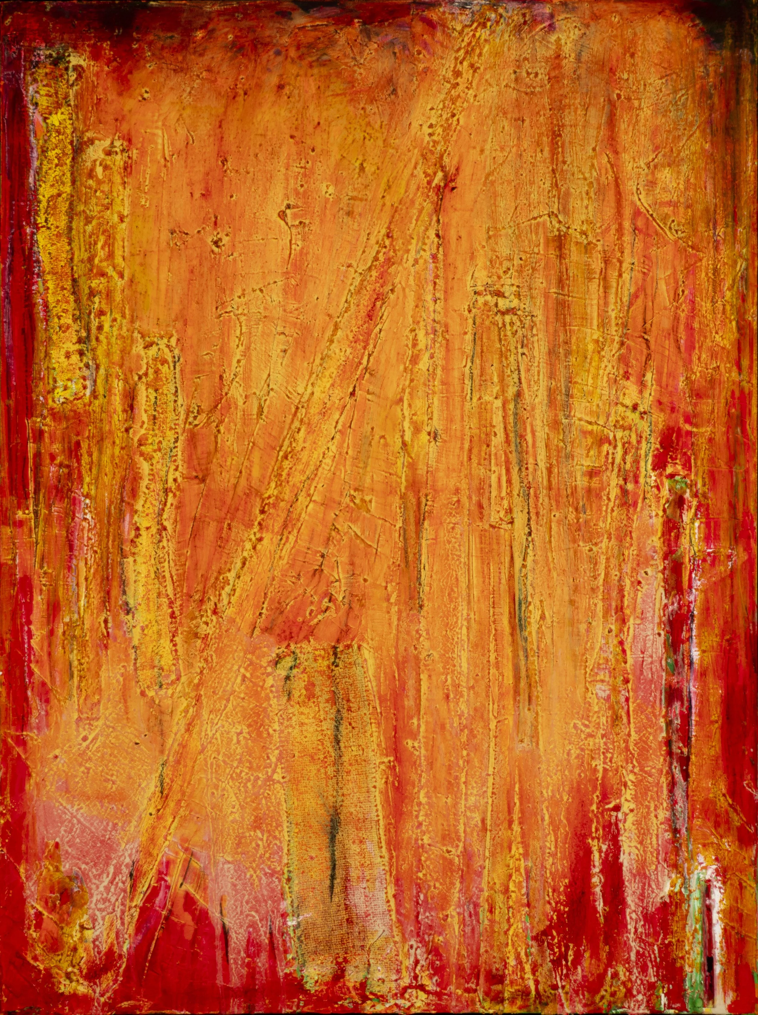 God Lives Underwater #19 - 36x48 - Oil on Canvas - 2019