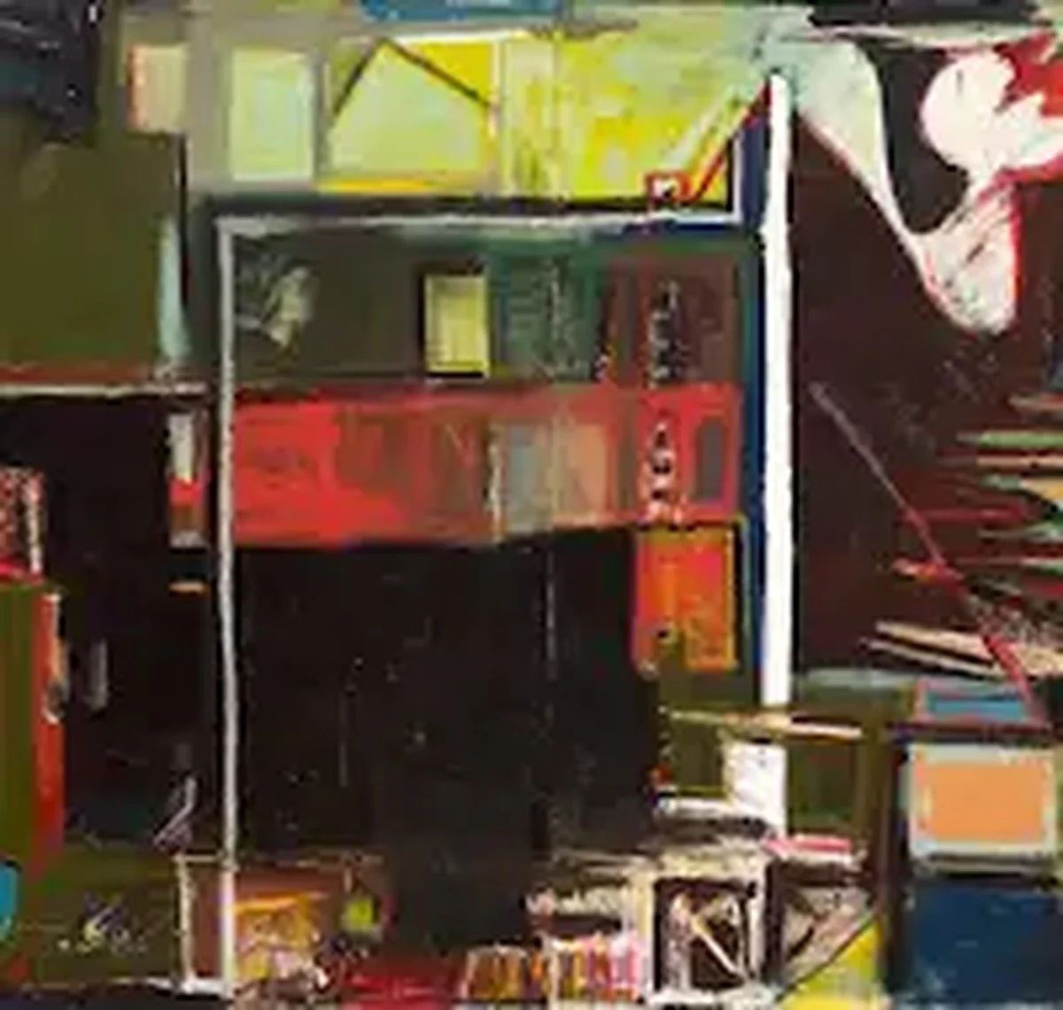 Nowhere Zen New Jersey, 72 × 100 in., 1988