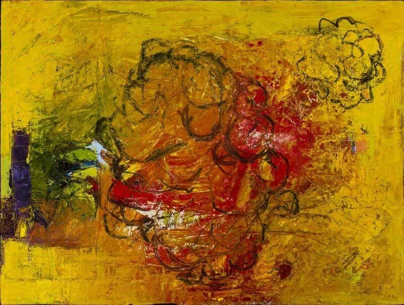 God Lives Underwater #9 - 48x36 - Oil on Canvas - 2011