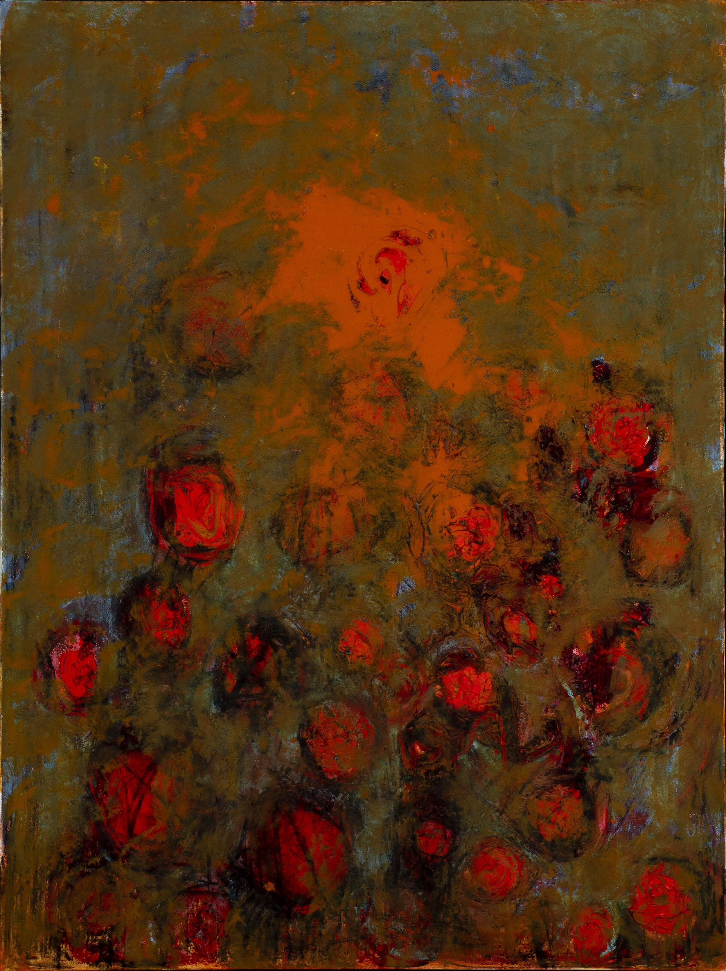 God Lives Underwater #28 - 30x40 - Oil on Canvas - 2020