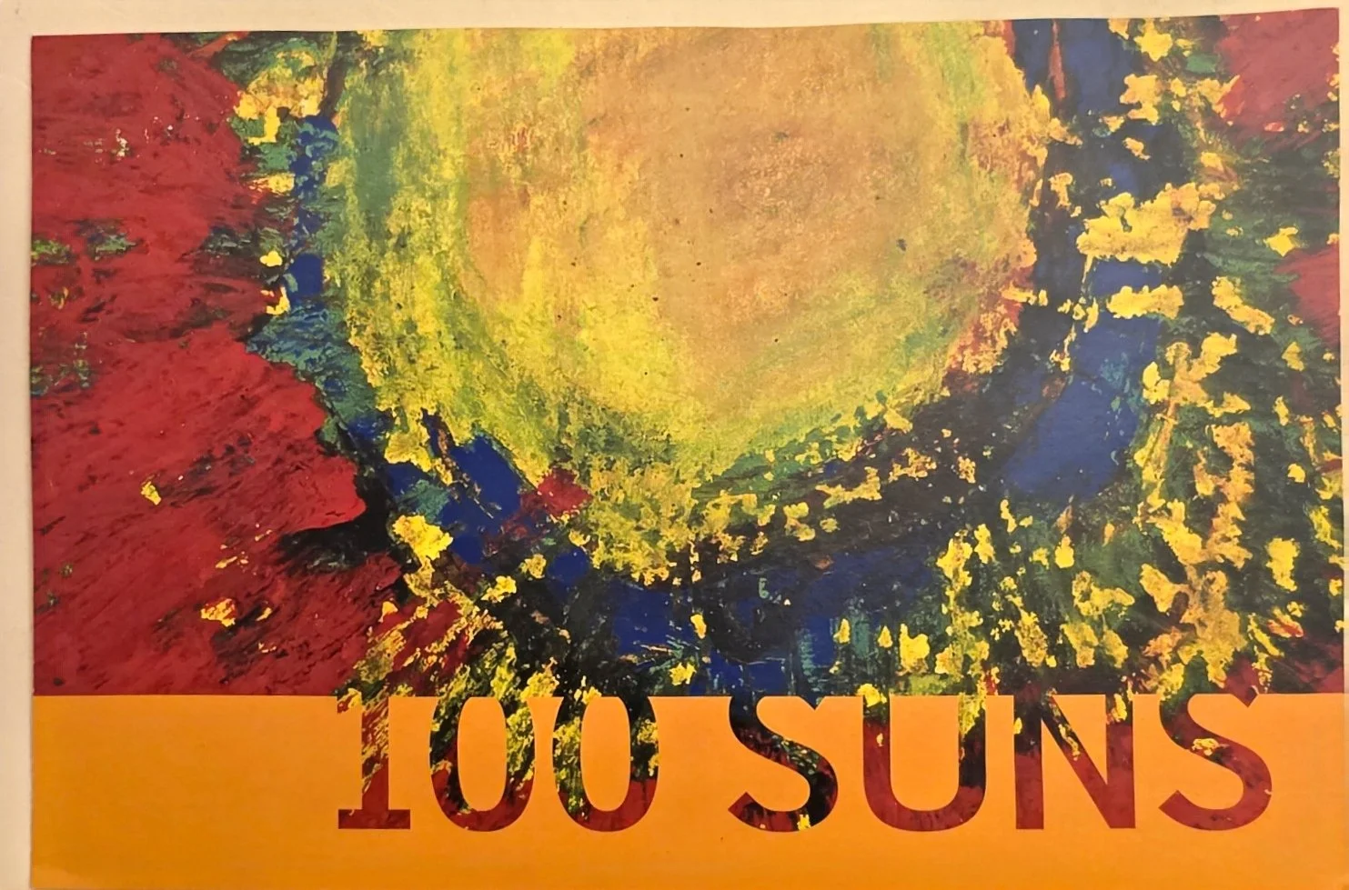 100 Suns exhibition artwork and announcement by Anthony Scarzafava.