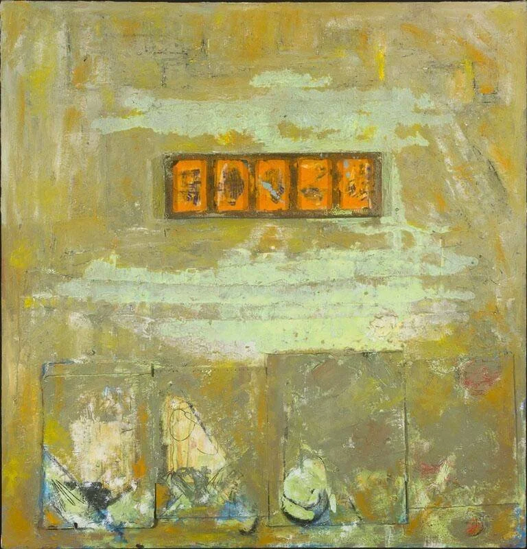 God Lives Underwater #4 - 46x46 - Oil on Canvas - 2010