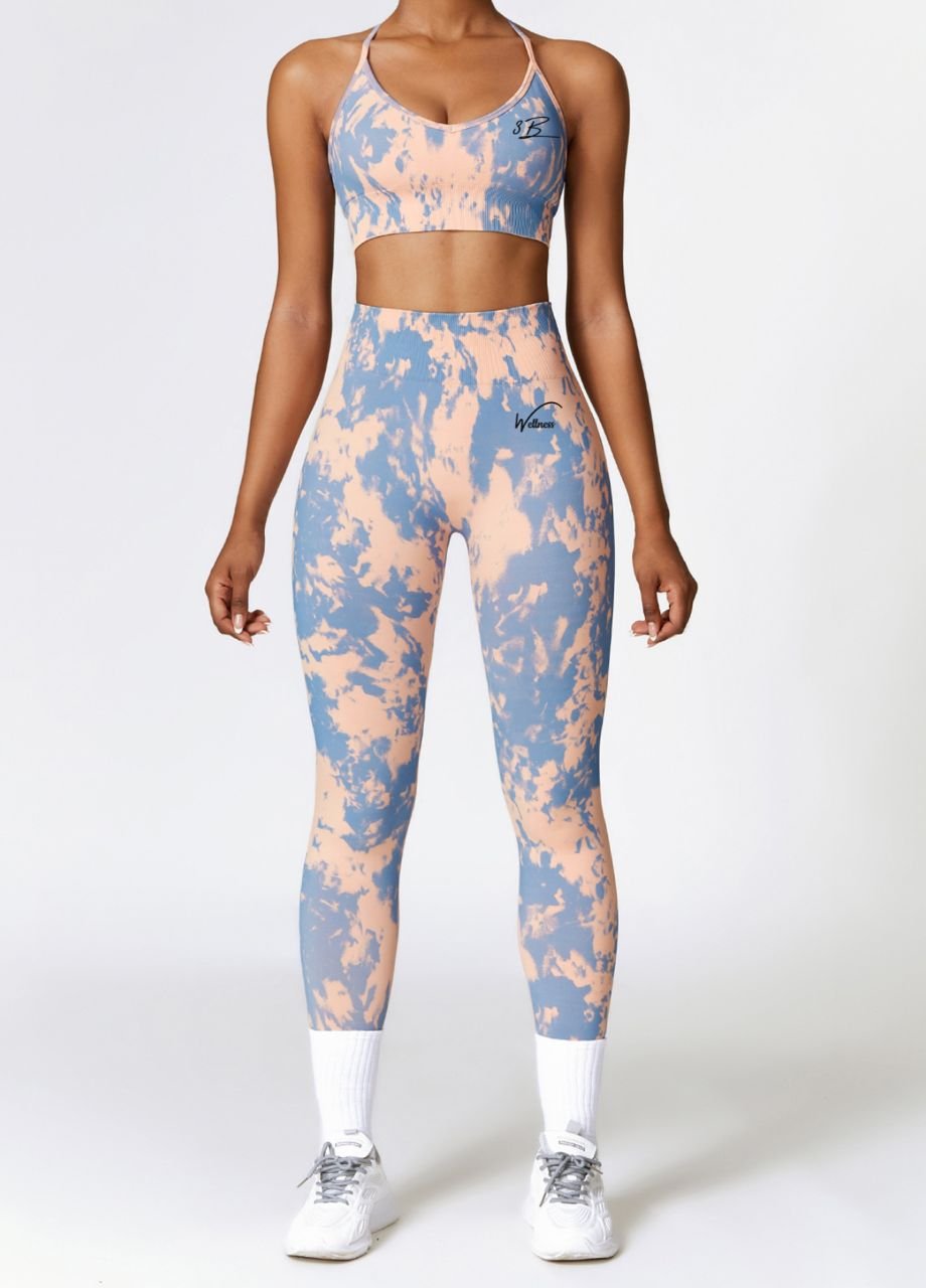 Peachy Sky Scrunch Legging