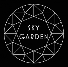 Sky Garden London logo, representing a prestigious luxury venue where Halos Music provides live event entertainment.