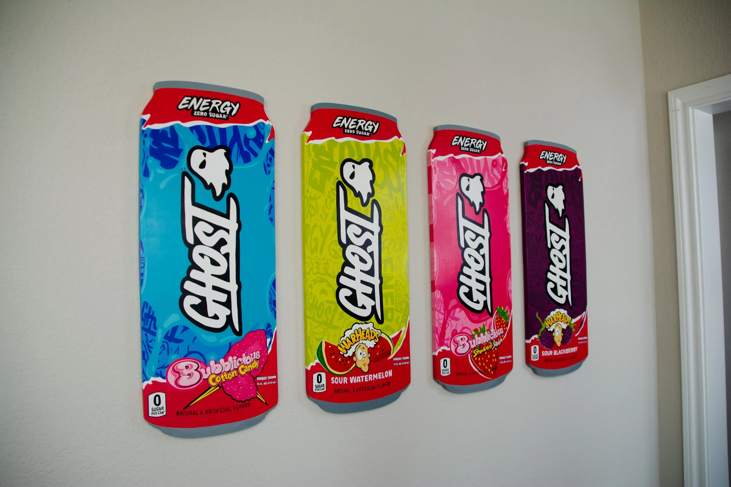 Energy Drink Cans - Logo Paintings