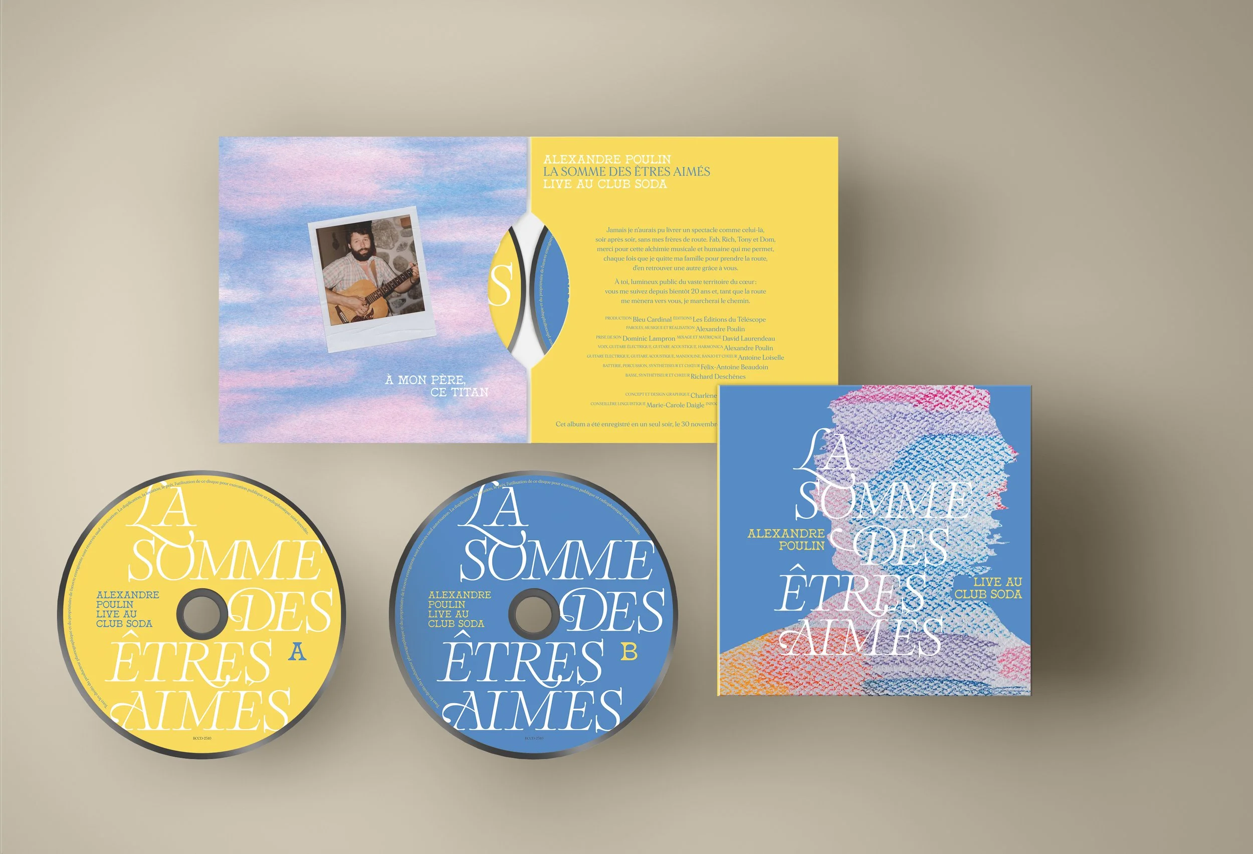 La somme des êtres aimés Live - CD