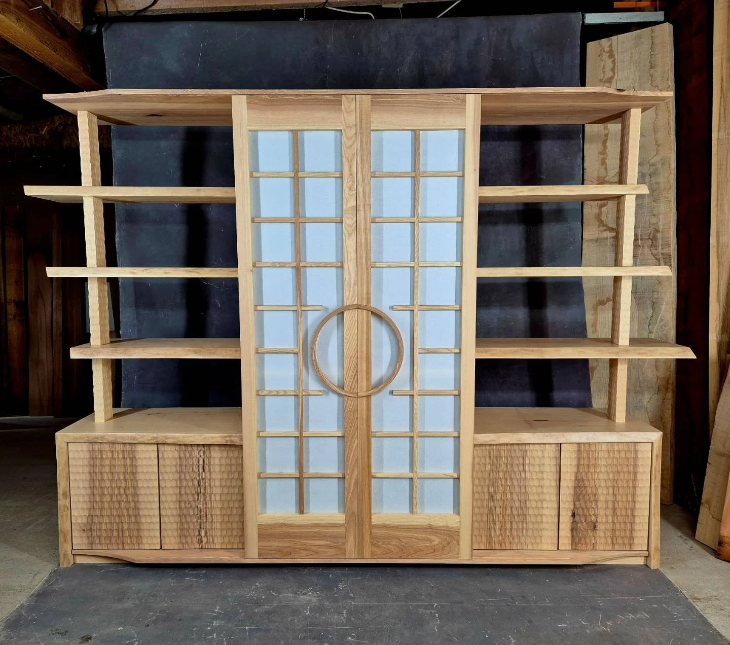 European olive-ash cabinet....
The devil is in the detail with this spectacular piece of furniture. 
Designed and built in-house by @glendaloughstudio, the natively felled (fraxinus excelsior) timber is the star of the show in this handmade heirloo