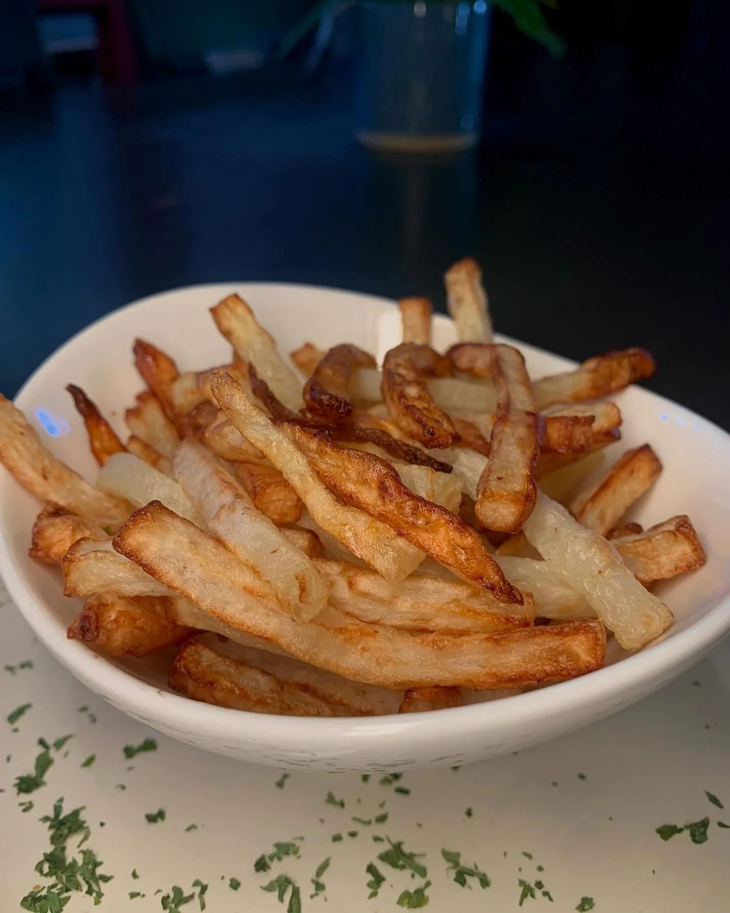 🍟 Crispy Fries, Clean Ingredients! 🍟

Say hello to our newest obsession: air-fried French fries made with absolutely no seed oils. These golden beauties are impossible to eat just one! Indulge in fresh, perfectly crispy fries with all the flavor, m