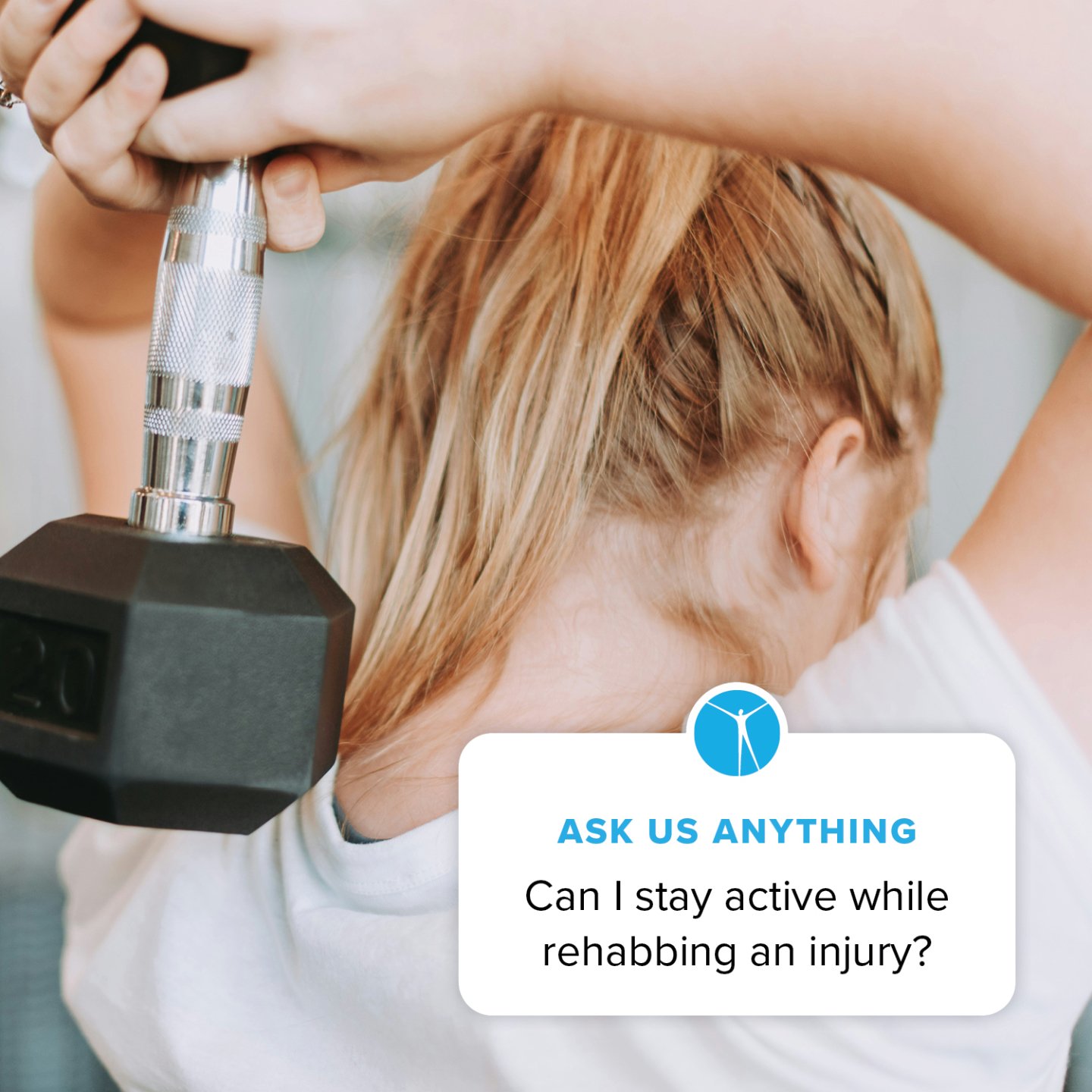 You&rsquo;re injured and you know that you could benefit from getting expert support to help you recover&hellip; but maybe you delay getting help because you think your healthcare provider will ask you to put being active on the back burner while you