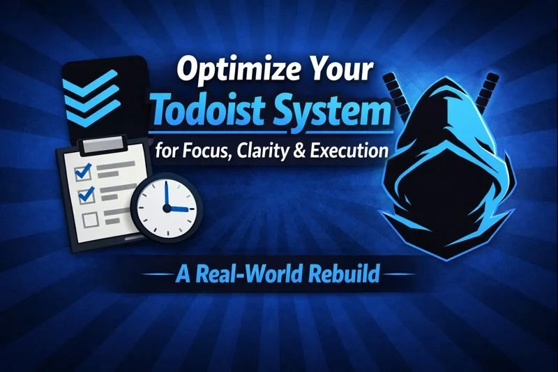 How to Optimize Your Todoist System for Focus, Clarity, and Execution