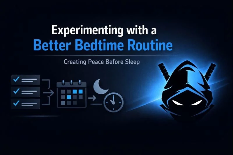 Experimenting With a Better Nighttime Routine