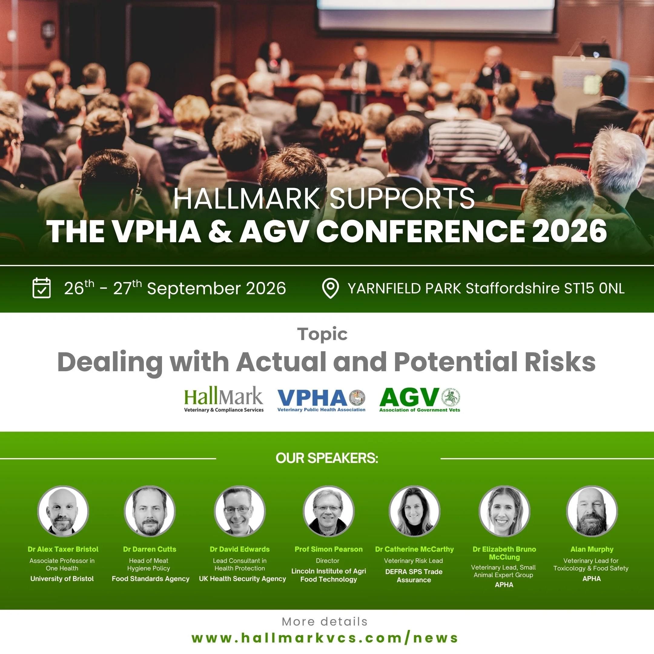 HallMark Supports the VPHA &amp; AGV Conference 2026: Dealing with Actual and Potential Risks