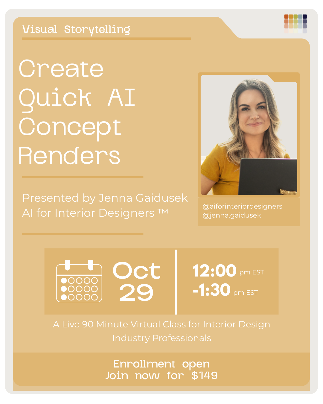 Open-Enrollment Class: Create Quick AI Concept Renders