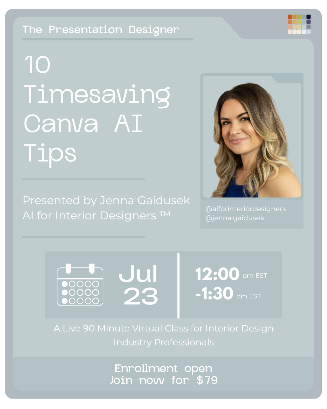 Open-Enrollment Class: 10 Timesaving Canva AI Tips