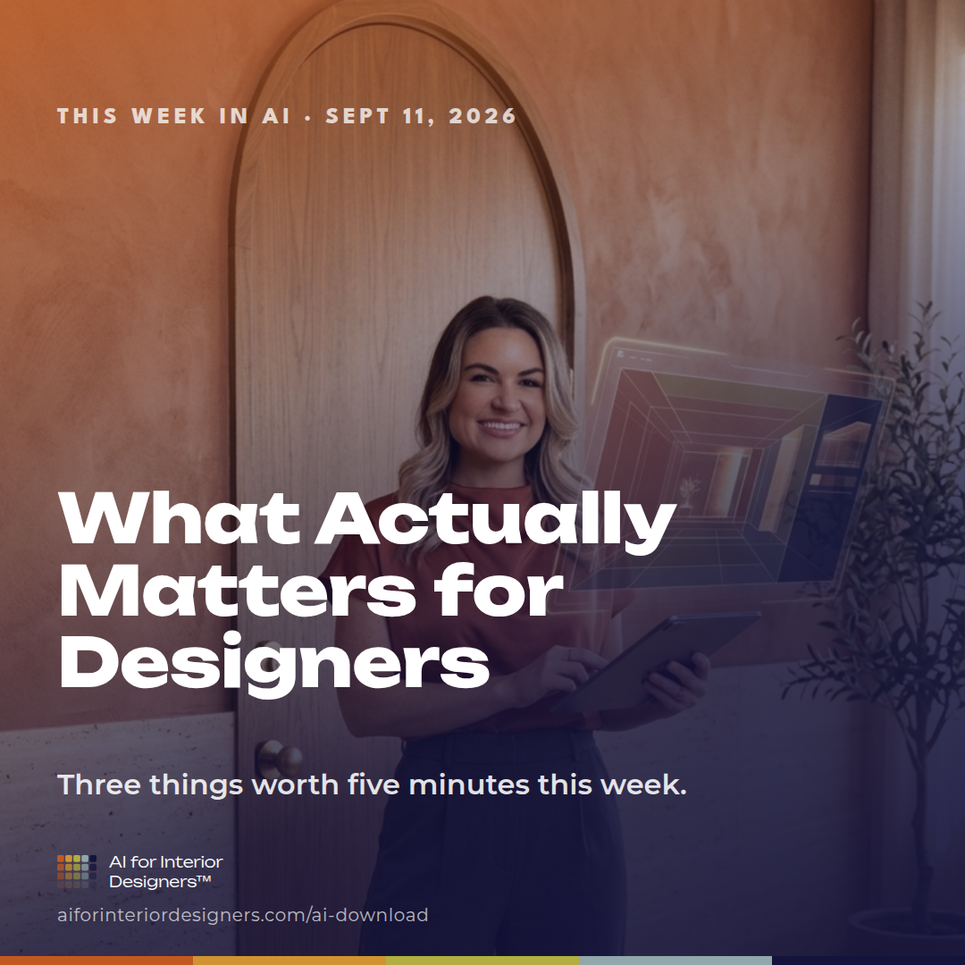 This Week in AI: What Actually Matters for Designers