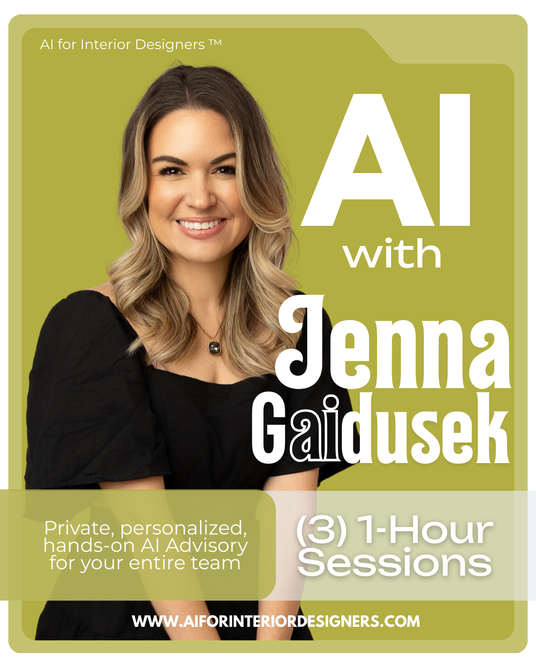 (3) Virtual 1 Hour AI Advisory Sessions with Jenna