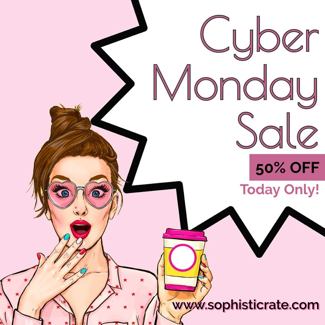 Cyber Monday is here and so is our deal! Enjoy 50% off site wide AND all orders will receive a free gift with purchase!!

**50% off discount is automatic**

#ShopSmall #CyberMonday #Sale #Holidays #Christmas #SmallBusiness #WomanOwned #BlackOwned #Ri