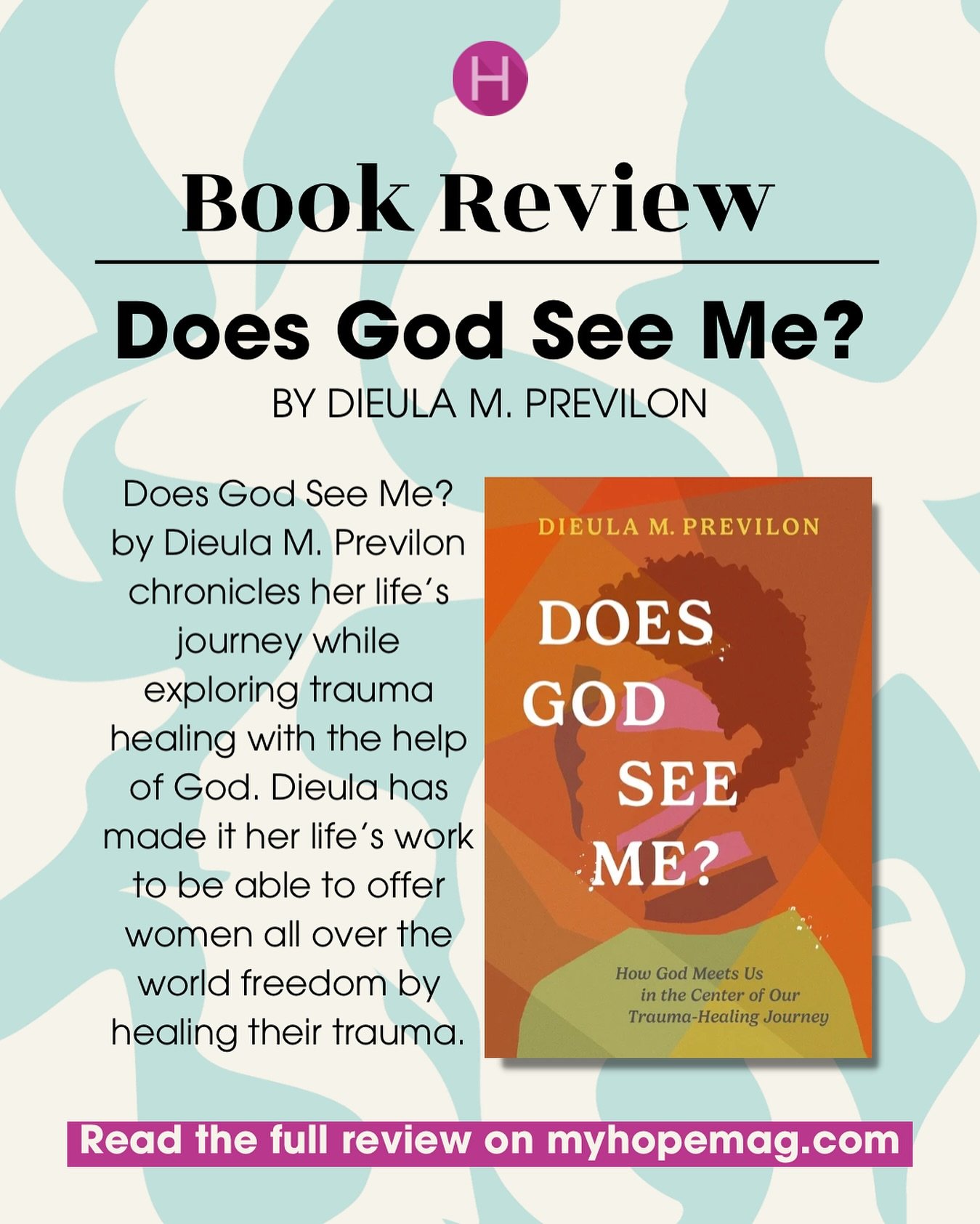New book 📚 review alert 🚨! 

We are so excited to have reviewed &lsquo;Does God See Me?&rsquo; by @dieulamprevilon. She delves  into her own traumatic experiences while providing resources for those that may be experiencing trauma aswell. 

&ldquo;