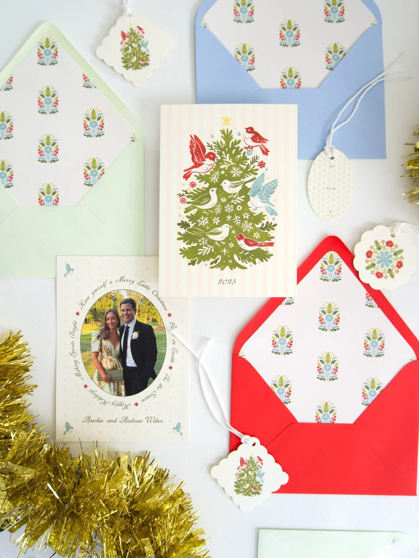 Who says you have to pick one envelope color?? Coming to a mailbox near you 📮