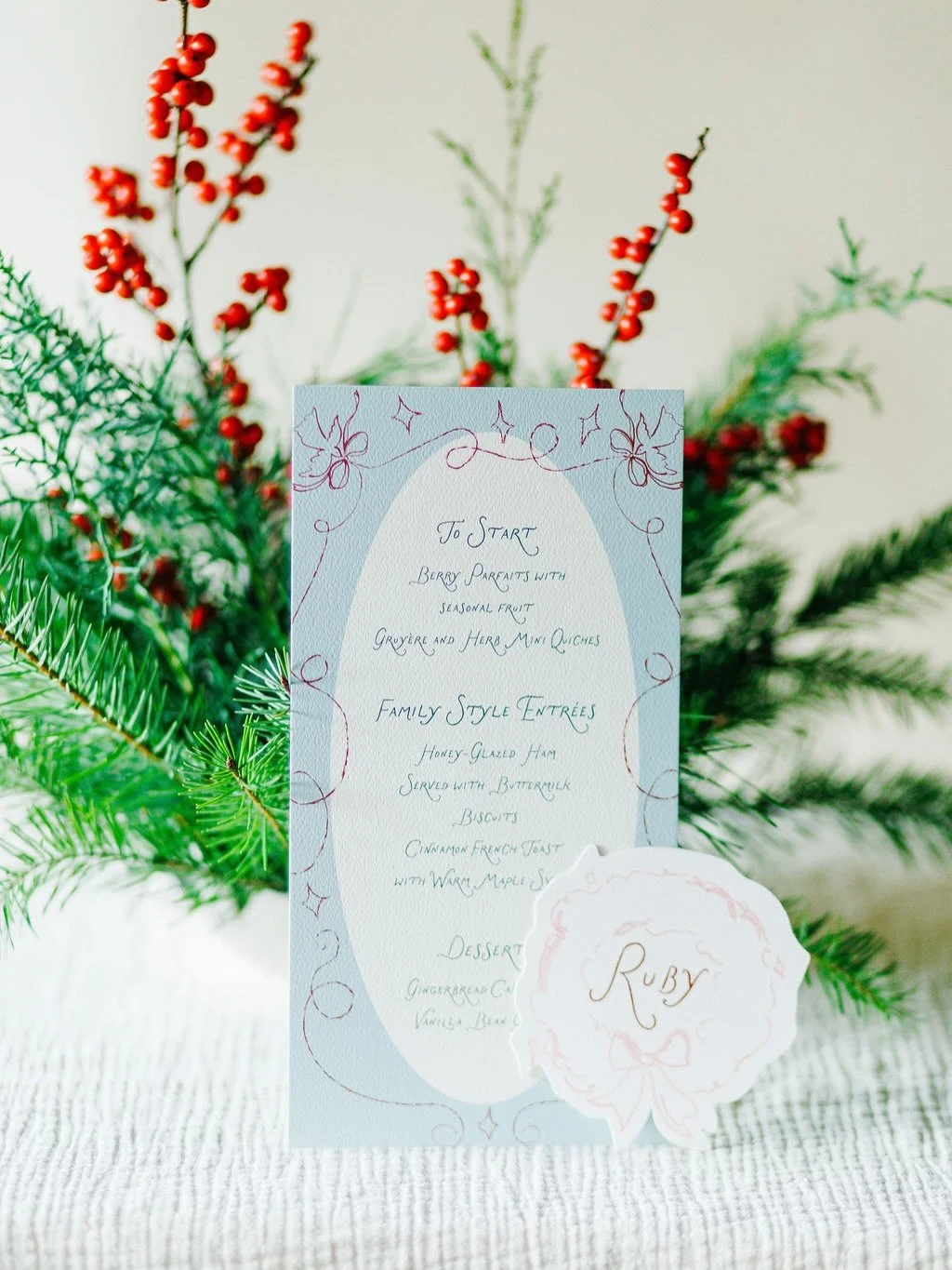 Give me all the nostalgia this year ❣️ 90s Christmas dinner with the best team!!