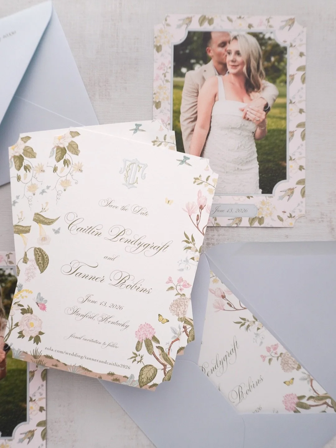 I&rsquo;ll never get tired of this color palette for Caitlin and Tanner&rsquo;s upcoming wedding this summer 🌼🌱🌷🪺