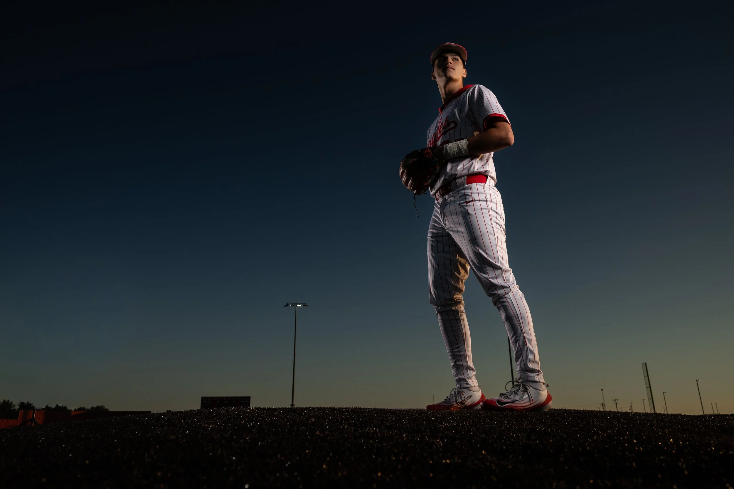 Salado baseball high school senior photography