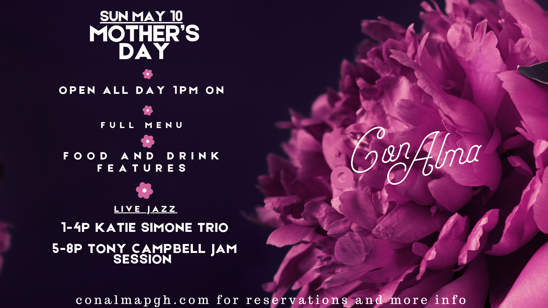 Mother’s Day Dine and Jazz