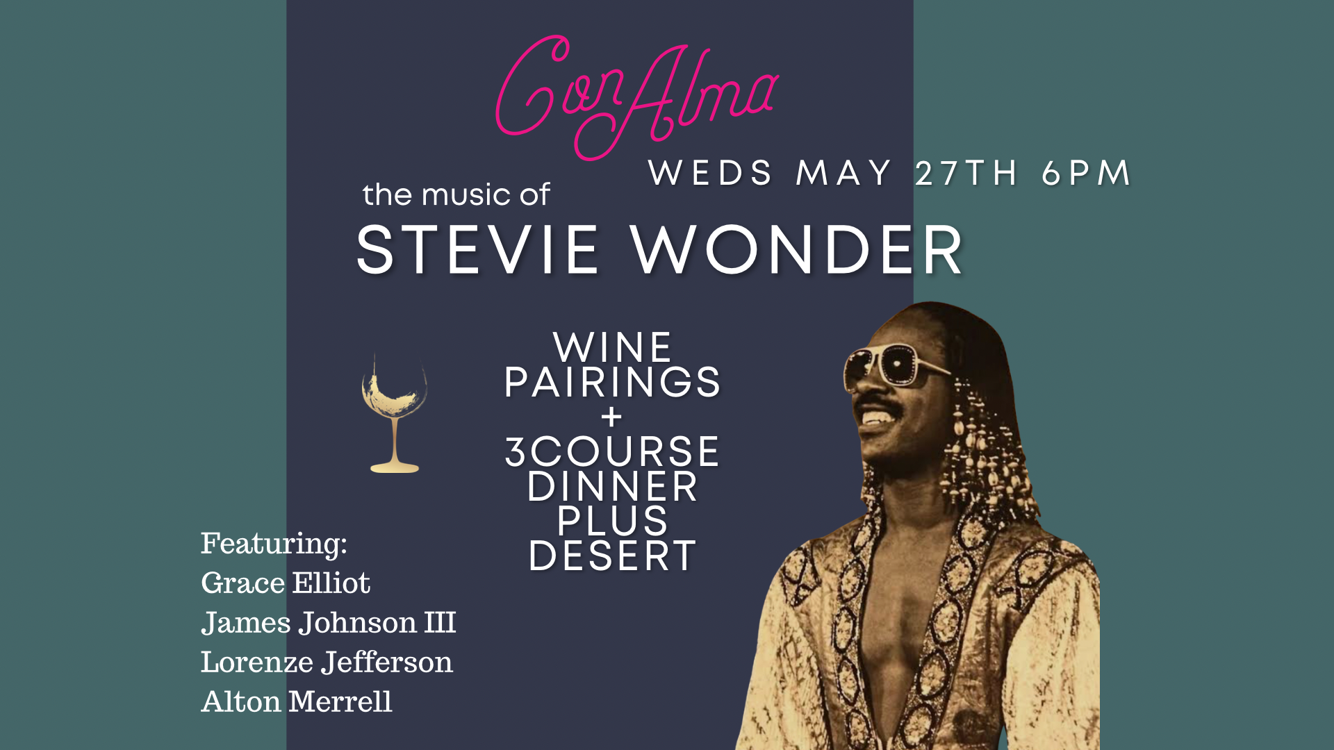Stevie Wonder Wine Pairing Dinner