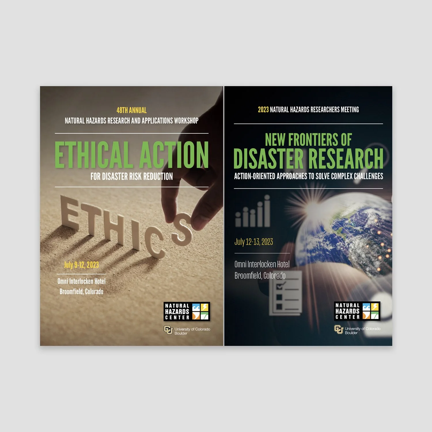 Graphic Design Printed Program Covers