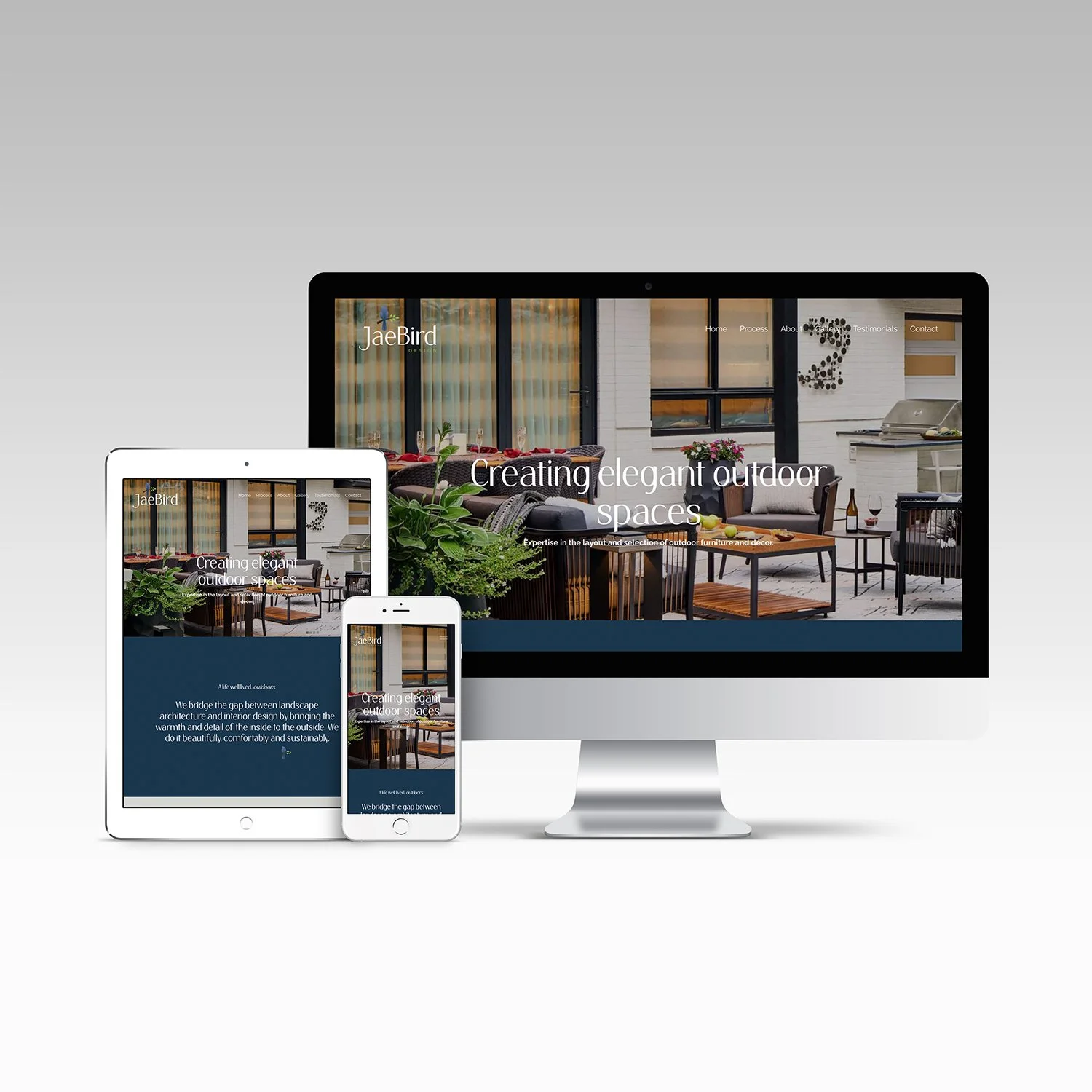 Inspire Graphic Design's Website Design for JaeBird Design